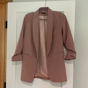 Pink boohoo blazer